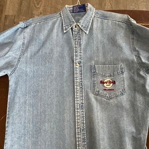 Hard Rock Cafe Orlando Denim Shirt